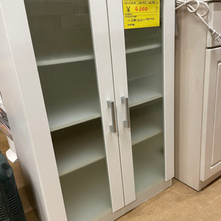 ホワイト食器棚　リサイクルショップ宮崎屋21.4.2Fの画像