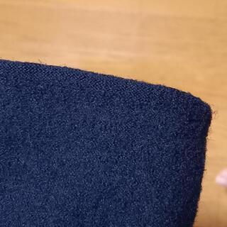紺色のコートの画像