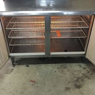 台下冷蔵庫 ホシザキ 業務用 テーブル形 RT-150SNE-RML 形 2ドア 台下 冷蔵庫 冷蔵コールドテーブル 100Vの画像