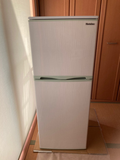 2ドア冷凍冷蔵庫　138L   2017年製　ホワイト