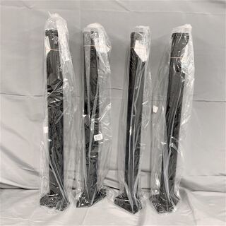 【未使用】エイ・アイ・エス(AIS) テーブル脚4本セットネジ付 高さ70cm マットブラック TL-01 BKの画像