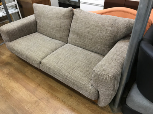2人掛けソファ ファブリック 中古