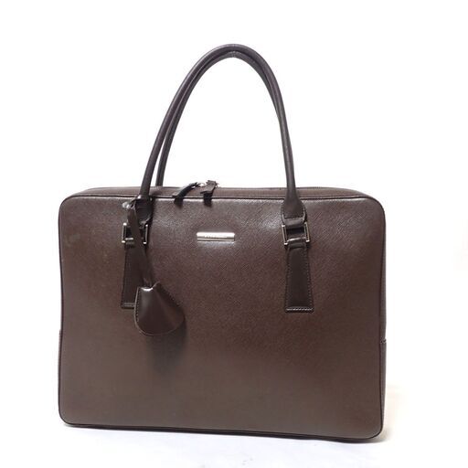 AA476 BURBERRY バーバリー レザー ビジネスバッグ ノバチェック