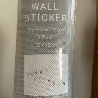 新品・未開封☆ウォールステッカー　フラッグ　50×70㎝の画像
