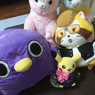 ぬいぐるみ5点セット小物から大きなものまで