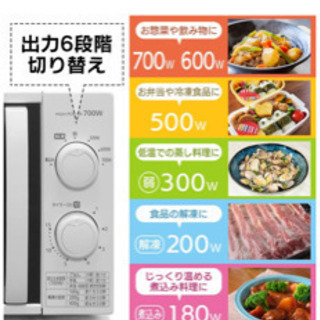 電子レンジ　17Lの画像