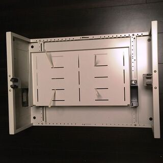 HUBボックス　壁掛け　19インチ3Uラック　DIY　自宅LAN　💻　ハブボックス　の画像