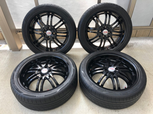 17インチ 中古タイヤ・ホイールセット 4本 フリード  フィット インサイトなどに