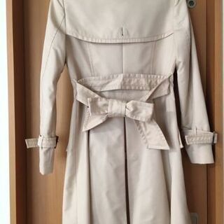【美品／クリーニング済】ef-de トレンチコート ／代理出品　￥3500-の画像
