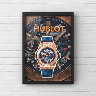 93 HUBLOT ウブロオマージュアートポスター(フレーム付き)の画像