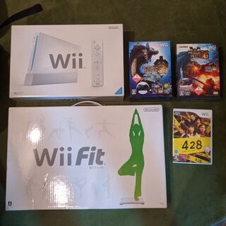 WiiU 本体＋Wii 本体 ＋ Wii Fit ＋ モンハン ...