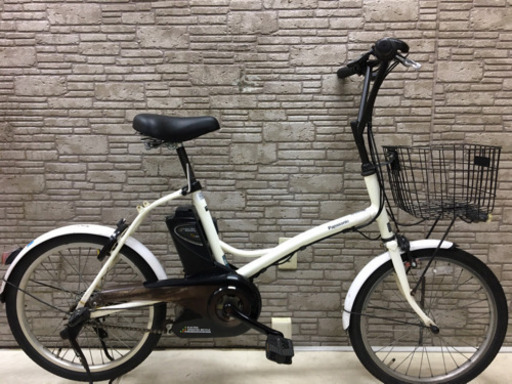 新生活応援SALE 東京23区配達無料　新基準 Panasonic パナソニック シュガードロップ 5Ah リチウム 電動自転車☆中古☆パナ☆20インチ