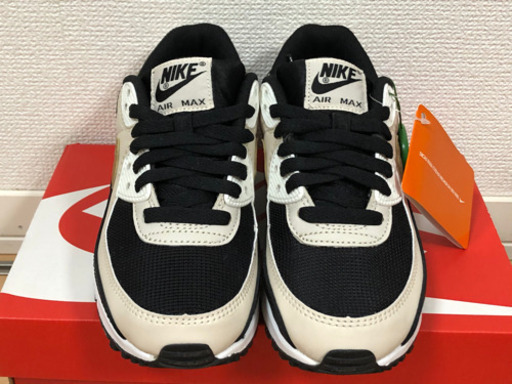 【新品】NIKE  エアマックス90 ブラック ゴールド ベージュ 23㎝