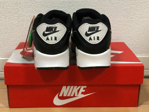 【新品】NIKE  エアマックス90 ブラック ゴールド ベージュ 23㎝