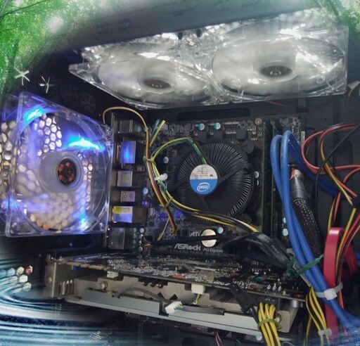 (完売御礼)くまねず《姫路》男心をくすぐる(ブルーLEDファン入)☆<新品>高速SSD搭載☆満足の超高速ゲーミングPC