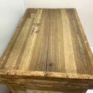 大きな 茶箱 木箱 収納箱 昭和 レトロ の画像