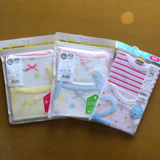 未開封⭐️子供肌着(女の子)サイズ90  3パックセット1,500円