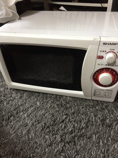 シャープ電子レンジ 受け渡し者決定しました！