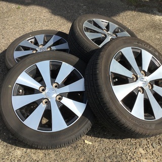 165/55R14の普通ﾀｲﾔとｱﾙﾐとのｾｯﾄです。