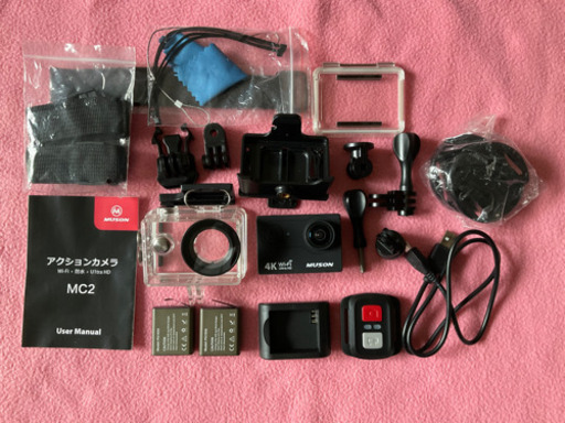 4K WiFi アクションカメラ　リモコン付