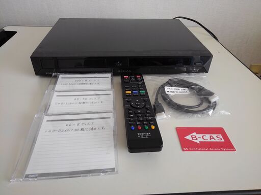 【取引確定】東芝レグザブルーレイレコーダー正常品　D-BZ500