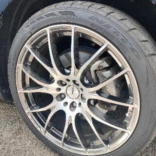RAYS ホムラ2×7　20インチ　タイヤ245/40R20 溝たっぷりあり