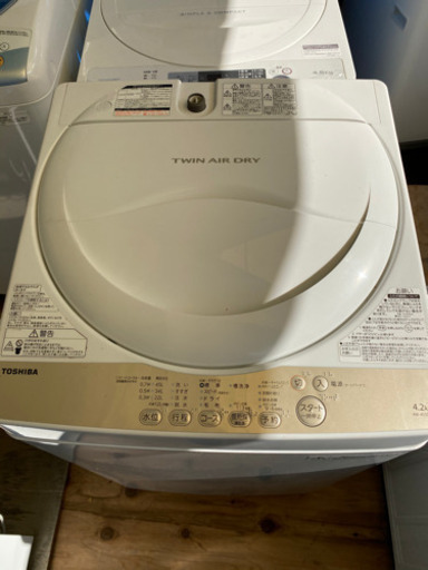 洗濯機　TOSHIBA