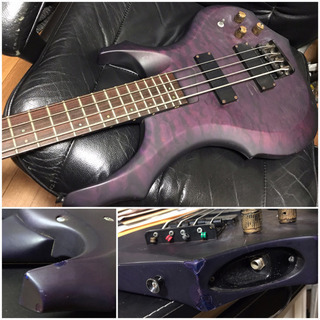 ESP系EDWARDS¥定価10万程E-T-98FRフォレストベースギター