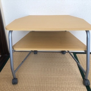 決定しました。キャスター付ローテーブル　