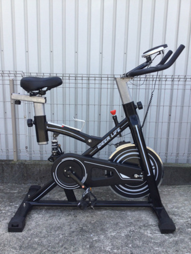 ■配達致します■iDeer Life フィットネスバイク 高機能デジタルメーター付 家庭用 エアロバイク