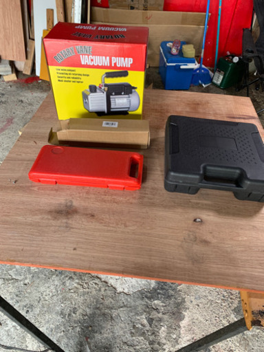 真空抜きポンプ&マニホールドゲージ&ベンダー&フレアー加工機