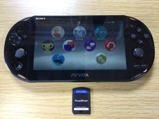 ■動作品■SONY PSVITA本体 PCH-2000 ブラック おまけソフト付