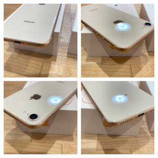 iPhone 8 Space Gray とgold 64 GB docomoの画像