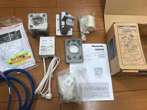 決まりました。Panasonic パナソニック センサーカメラ VL-CM260 開封したけど未使用、未設置