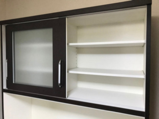 ニトリ 食器棚 ダークブラウン 200×120×51 【4月23日まで】
