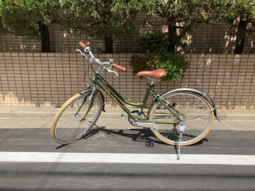 自転車　ルイガノ　クロスバイク　グリーン