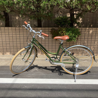 自転車 ルイガノ クロスバイク グリーン
