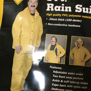 未使用全身雨具