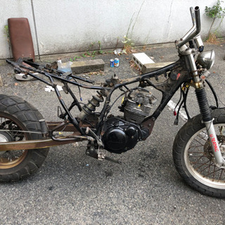 決まりました！☆最終値下げ　ヤマハ　tw225 ジャンク レストア用　バイク　tw200 書類ありの画像