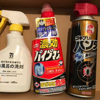 掃除洗剤殺虫剤セット③4/4〜7限定