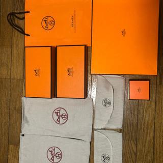 エルメス 空き箱と袋 9点セットの画像
