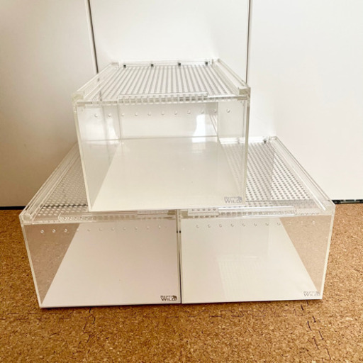 レプタイルボックス3つセット