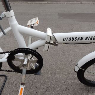 お父さん折りたたみ自転車　ソフトバンク　中古　16インチ