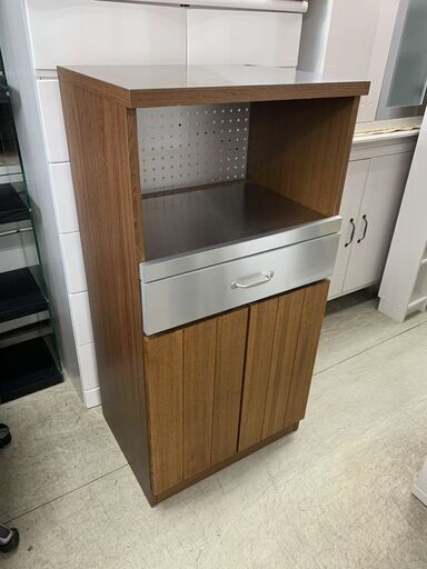 UNICO/ウニコ レンジボード S ボスコ 幅60cm キッチンボード キッチン収納 レンジ台 ステンレス 木製 南12条店