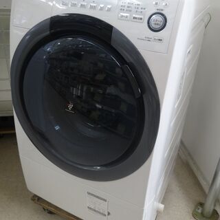 SHARP/シャープ ドラム式洗濯乾燥機 洗濯7kg/乾燥3.5kg ES-S7C-WL 2018年製【ユーズドユーズ名古屋天白店】 J684