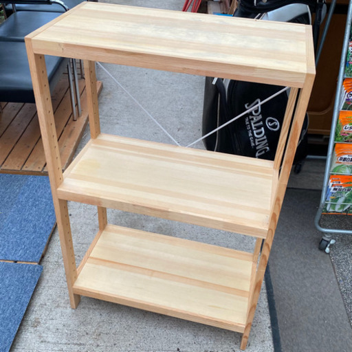 シンプルな収納棚(白)