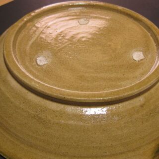 緑釉大皿　新品未使用の画像