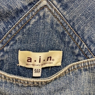 マタニティ　デニム　スカート　サロペットの画像