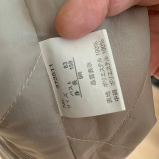 新品　ライナー付き2wayトレンチコート　ベージュの画像