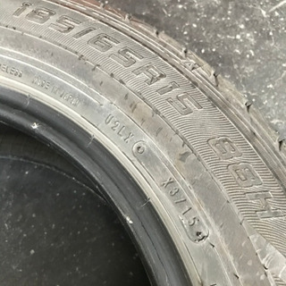 185/65r15 中古2本　売り切れましたの画像